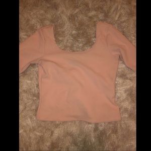 Peachy/ pink crop top